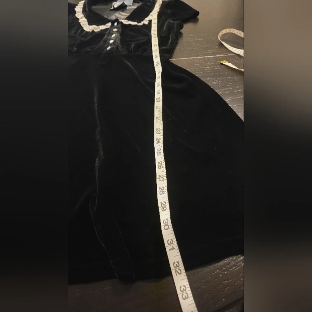 NWT Killstar Every Mourning Dress, Black Velvet, Small - Picture 9 of 10